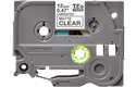 Oriģināla Brother TZe-M31 uzlīmju lentes kasete – melnas drukas matēta caurspīdīga, 12mm plata 2