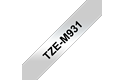 Originele Brother TZe-M931 tapecassette – zwart op mat zilver, breedte 12 mm