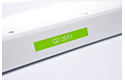 Casetă cu bandă de etichete originală Brother TZe-MQG35 – alb pe verde lime, lățime de 12 mm 4