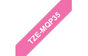 Cassette à ruban pour étiqueteuse TZe-MQP35 Brother originale – Blanc sur rose fuchsia, 12 mm de large 3