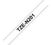 Brother TZe-N201 Schriftband – schwarz auf weiß