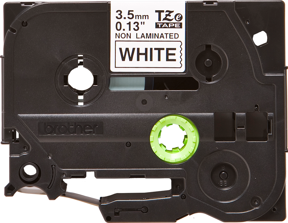 Brother TZEN201 Tze-n201 Label Tape Black on White 9 64 for sale online 