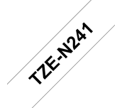 Brother TZe-N241 Schriftband – schwarz auf weiß