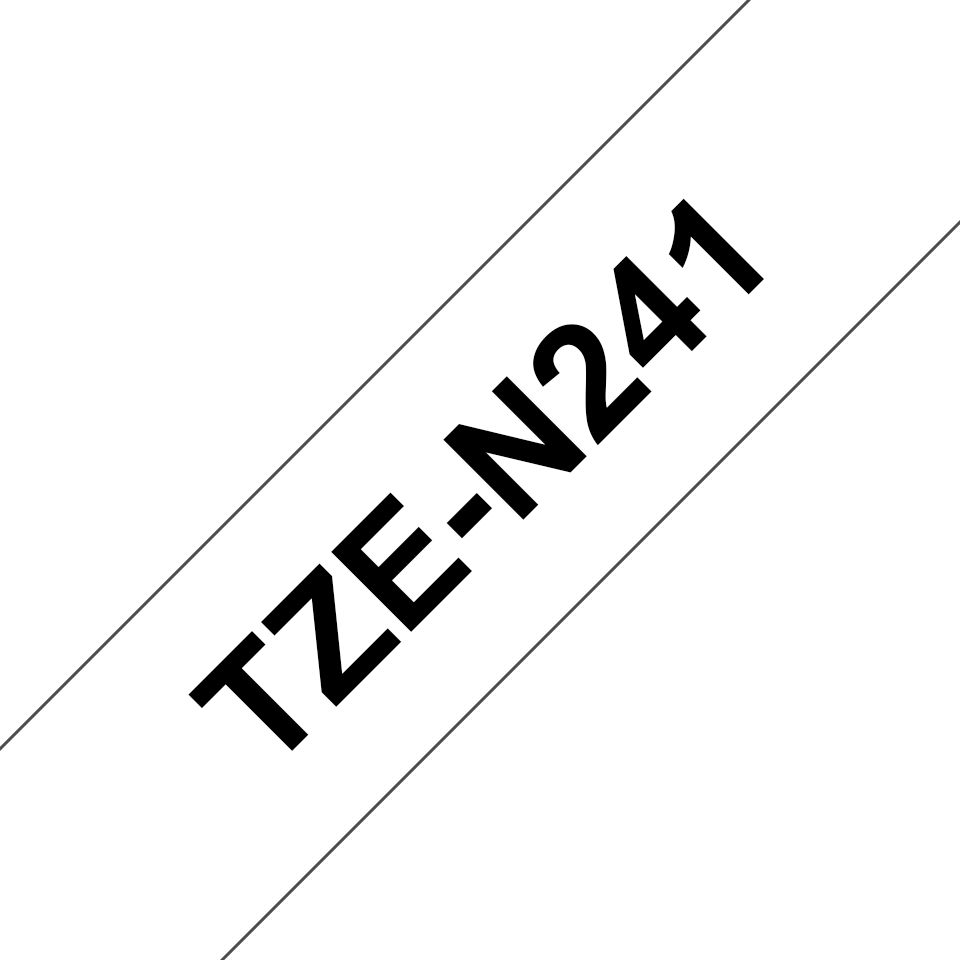 Originální páska Brother TZe-N241 - černá na bílé, šířka 18 mm