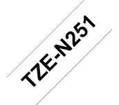Brother TZe-N251 Schriftband – schwarz auf weiß
