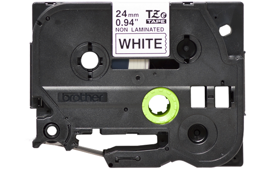 Cassette à ruban pour étiqueteuse TZe-N251 Brother originale – Noir sur blanc, 24 mm de large