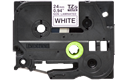 Cassetta nastro per etichettatura originale Brother TZe-N251 – Nero su bianco, 24 mm di larghezza