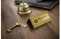 Casetă cu bandă de etichete originală Brother TZe-PR851 – negru pe auriu sclipitor, lățime de 24mm 4