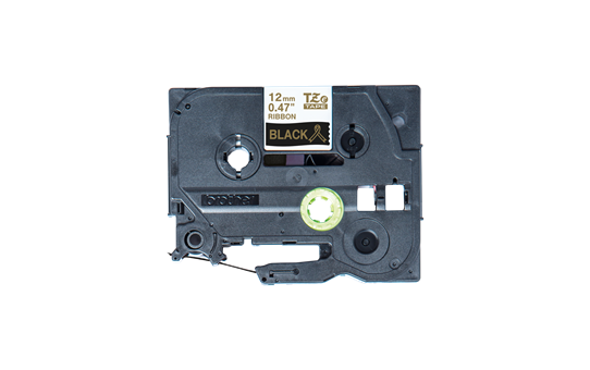 Genuine Brother TZe-R334 Ribbon Tape Cassette – Gold on Black, 12mm wide 2