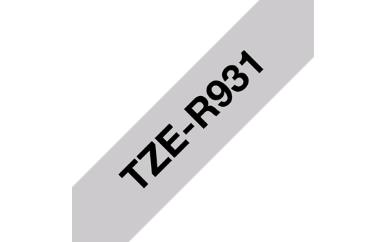 Originalna Brother TZe-R931 Ribon kaseta  – Crna na srebrnoj, širina 12mm