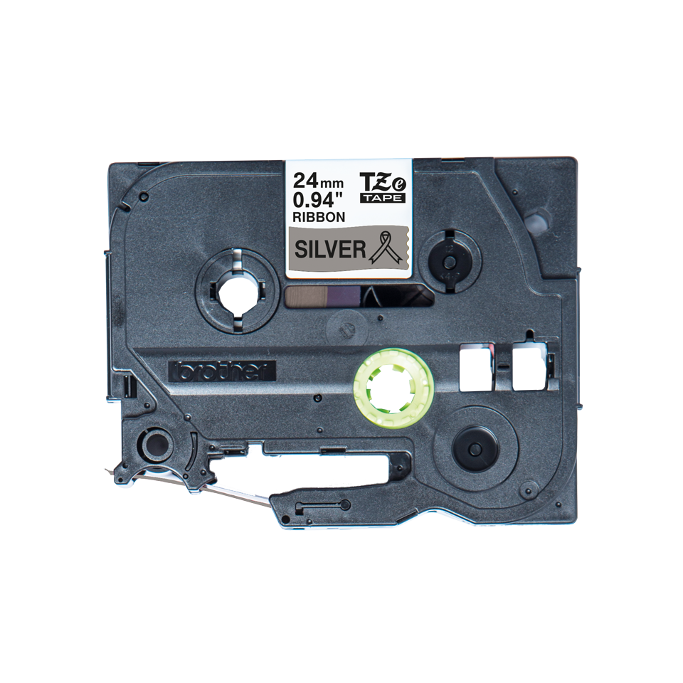 Genuine Brother TZe-R951 Ribbon Tape Cassette – Black on Silver, 24mm wide 2