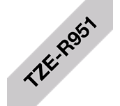 Genuine Brother TZe-R951 Ribbon Tape Cassette – Black on Silver, 24mm wide