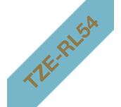 TZe-RL54 24mm gold on light blue TZe ribbon