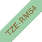 TZe-RM54 24mm gold on mint green TZe ribbon
