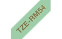 Alkuperäinen Brother TZeRM54 -satiininauha – kullanvärinen teksti mintunvihreällä nauhalla, 24 mm 6