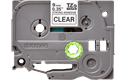 Cassetta nastro per etichettatura originale Brother TZe-S121 – Nero su trasparente, 9 mm di larghezza