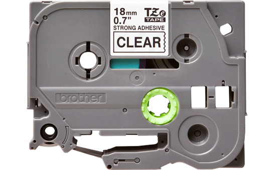 Cassette à ruban pour étiqueteuse TZe-S141 Brother originale – Noir sur transparent, 18 mm de large 2