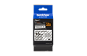Alkuperäinen Brother TZeS141 -lujasti kiinnittyvä tarranauha – musta teksti/kirkas pohja, 18 mm  3