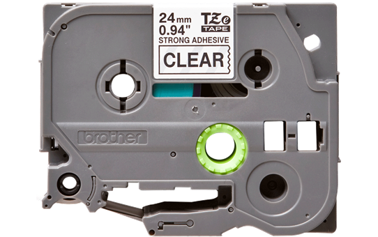 Cassetta nastro per etichettatura originale Brother TZe-S151 – Nero su trasparente, 24 mm di larghezza