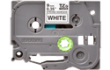 Brother TZeS221: оригинальная кассета с лентой с мощной клейкой поверхностью для печати наклеек черным на белом фоне, ширина: 9 мм.