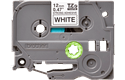 Originele Brother TZe-S231 Sterk klevende label tapecassette – zwart op wit, breedte 12 mm 2