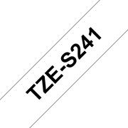 Brother Pro Tape TZe-S241 Schriftband – schwarz auf weiß
