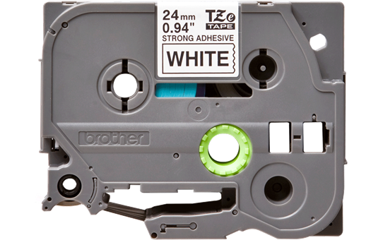 Originele Brother TZe-S251 tapecassette – zwart op wit, breedte 24 mm  2