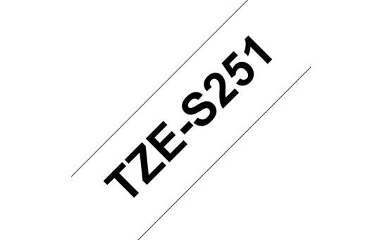 TZe-S251 sterk klevende labeltape 24mm