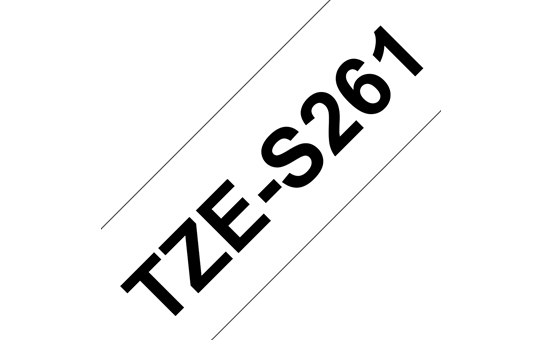 Brother Pro Tape TZe-S261 Schriftband – schwarz auf weiß