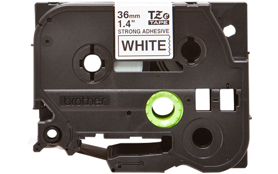 Cassette à ruban pour étiqueteuse TZe-S261 Brother originale – Noir sur blanc, 36 mm de large 2