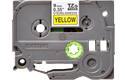 Brother TZeS621: оригинальная кассета с лентой с мощной клейкой поверхностью для печати наклеек черным на желтом фоне, ширина: 9 мм. 2