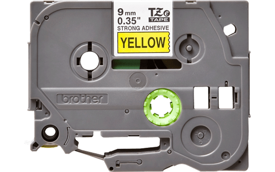 Cassette à ruban pour étiqueteuse TZe-S621 Brother originale – Noir sur jaune, 9 mm de large 2