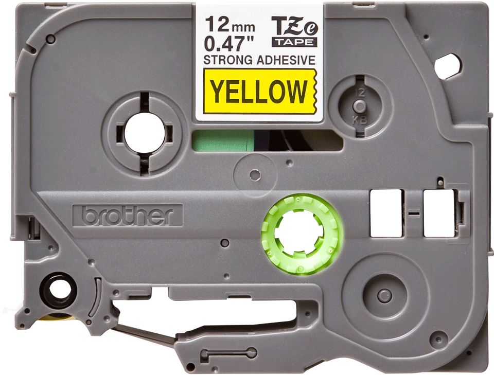 Cassette à ruban pour étiqueteuse TZe-S631 Brother originale – Noir sur jaune, 12 mm de large 2