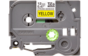 Oryginalna laminowana taśma z mocnym klejem TZe-S631 firmy Brother – czarny nadruk na żółtym tle, 12 mm szerokości 2