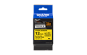Brother TZeS631 original etikettape, svart på gul, 12 mm  3
