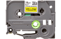 Alkuperäinen Brother TZeS641 -lujasti kiinnittyvä tarranauha – musta teksti/keltainen pohja, 18 mm 2