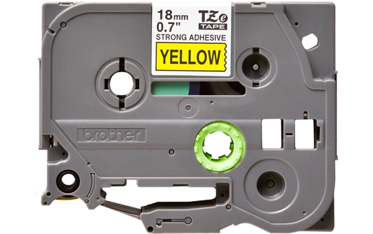 Cassetta nastro per etichettatura originale Brother TZe-S641 – Nero su giallo, 18 mm di larghezza 2