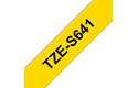 Brother TZeS641 original etikettape, svart på gul, 18 mm 