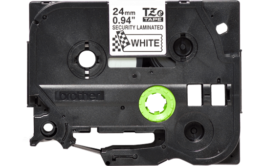 Genuine Brother TZe-SE5 Labelling Tape Cassette – Black on White, 24mm wide 2