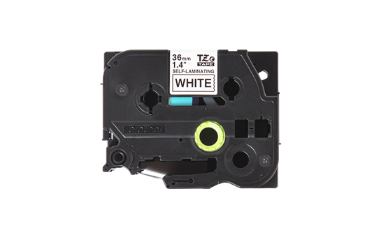 Eredeti Brother TZe-SL261 önlamináló, kábeljelölő szalag – Fehér alapon fekete, 36mm széles 2