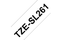 Eredeti Brother TZe-SL261 önlamináló, kábeljelölő szalag – Fehér alapon fekete, 36mm széles