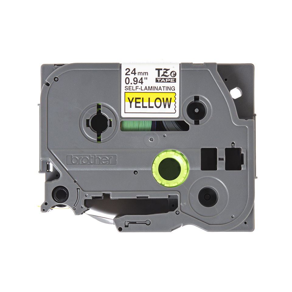 TZe-SL651 zelflaminerende labeltape 24mm 2