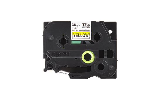 Brother TZe-SL661 originalna kaseta sa samolaminirajućom trakom za označavanje, crna na žutoj, širina 36 mm 2