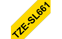 Alkuperäinen Brother TZeSL661 -itselaminoituva tarranauha – musta teksti keltaisella pohjalla, 36 mm 