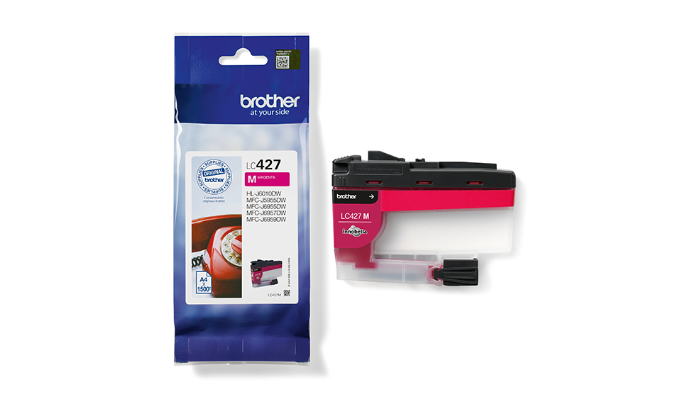 Magenta ink cartridge LC427M for the PrintModa Studio fabric printer HL-JF1