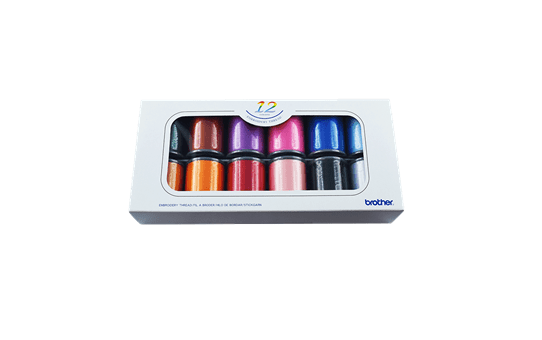 Brother Embroidery Thread set ETS12N - 12 colours