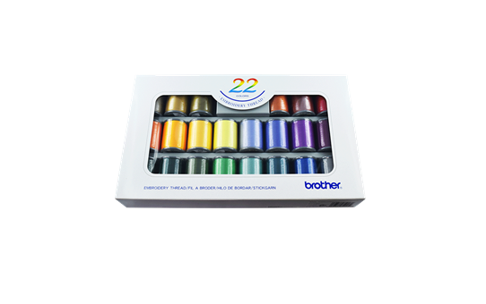 Brother Embroidery Thread set ETS22N - 22 colours