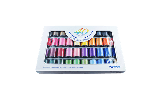 Brother Embroidery Thread set ETS40N - 40 colours