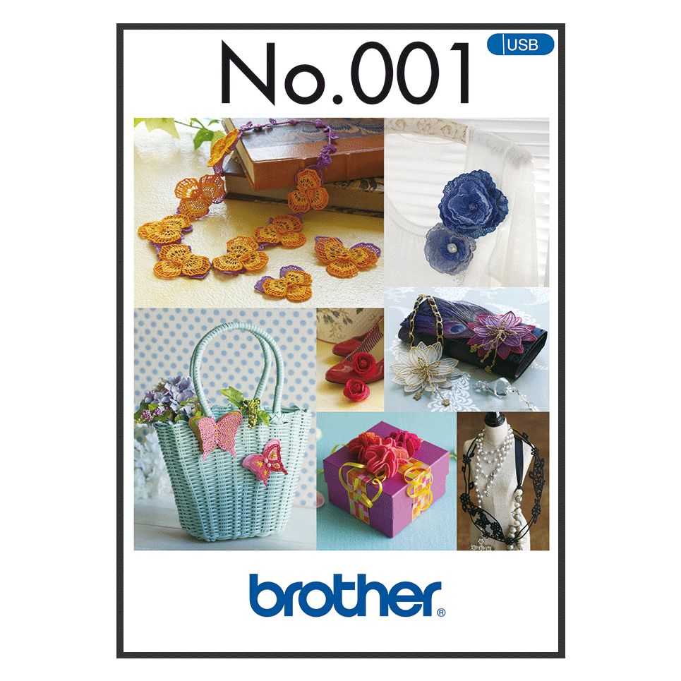 Collection de motifs de broderie n° 1 BLECUSB1
