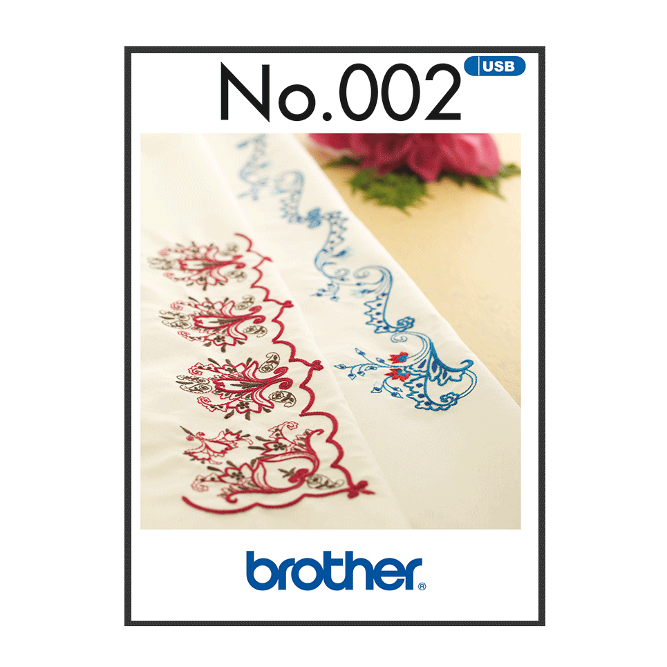 Collection de motifs de broderie n° 2 BLECUSB2